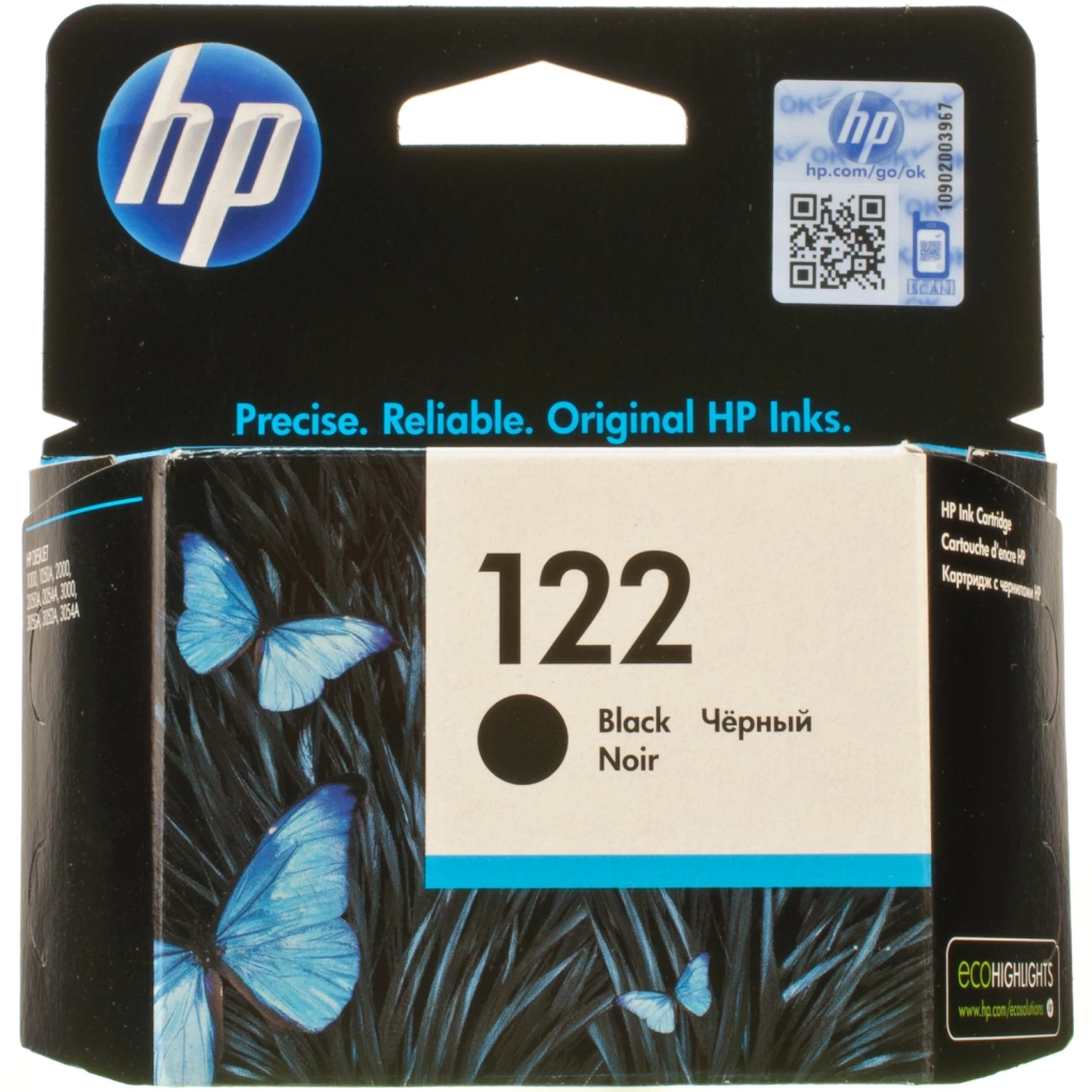Картридж HP DJ No.122 Black, DJ 2050 (CH561HE) - изображение 1