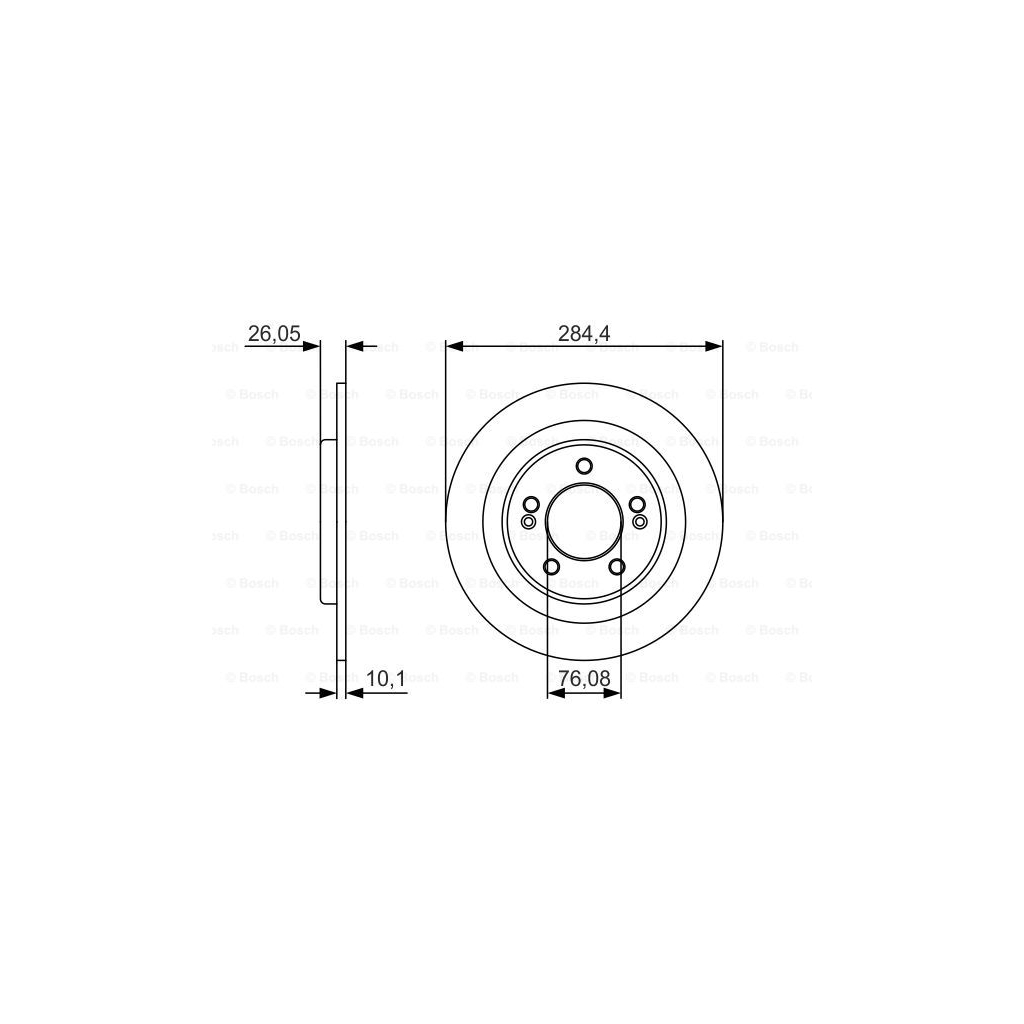 Гальмівний диск Bosch 0 986 479 A47 - зображення 5