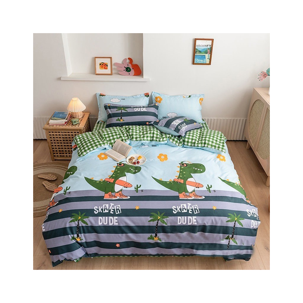 Постільна білизна MirSon Бязь Premium 17-0489 Skater Dude King Size (2200003462197) - зображення 1