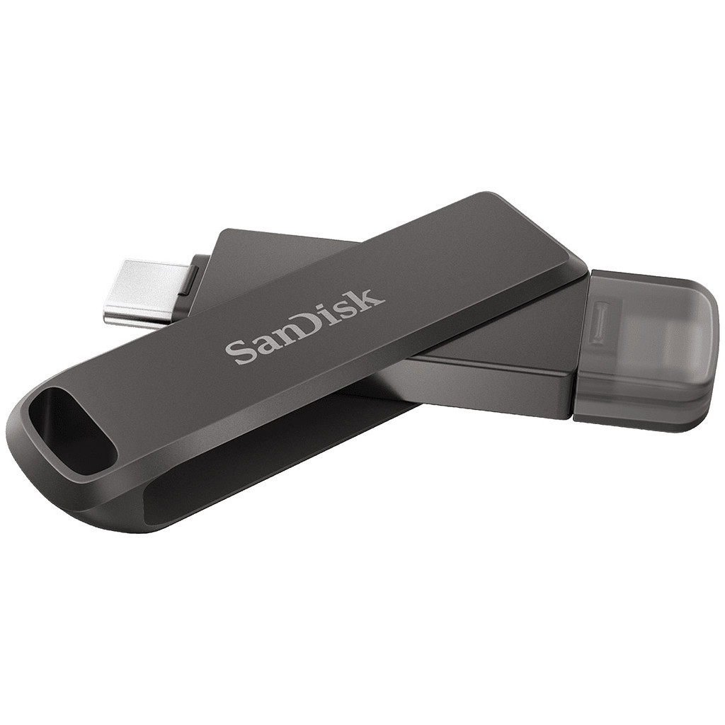 USB флеш накопичувач SanDisk 256GB iXpand Luxe USB-C/Lightning (SDIX70N-256G-GN6NE) - зображення 2