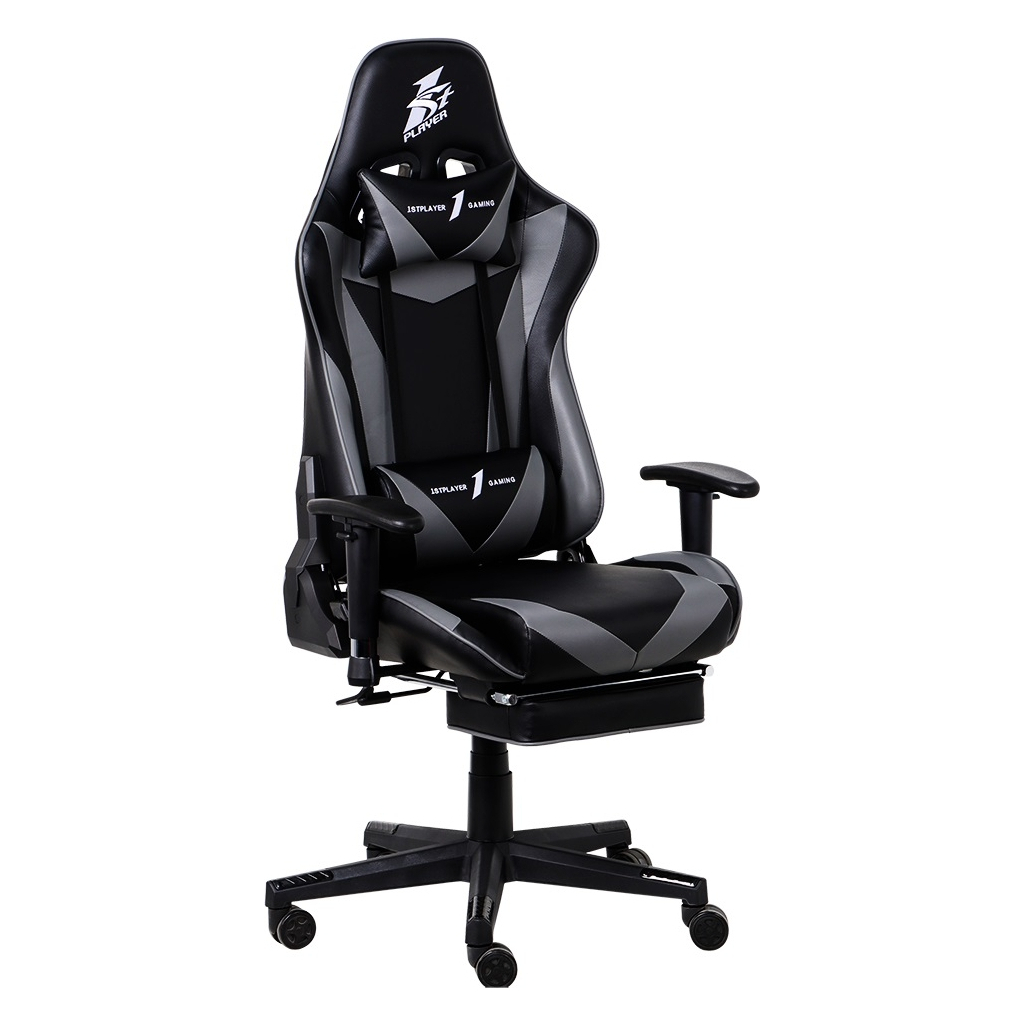 Крісло ігрове 1stPlayer FK3 Black-Gray - зображення 4