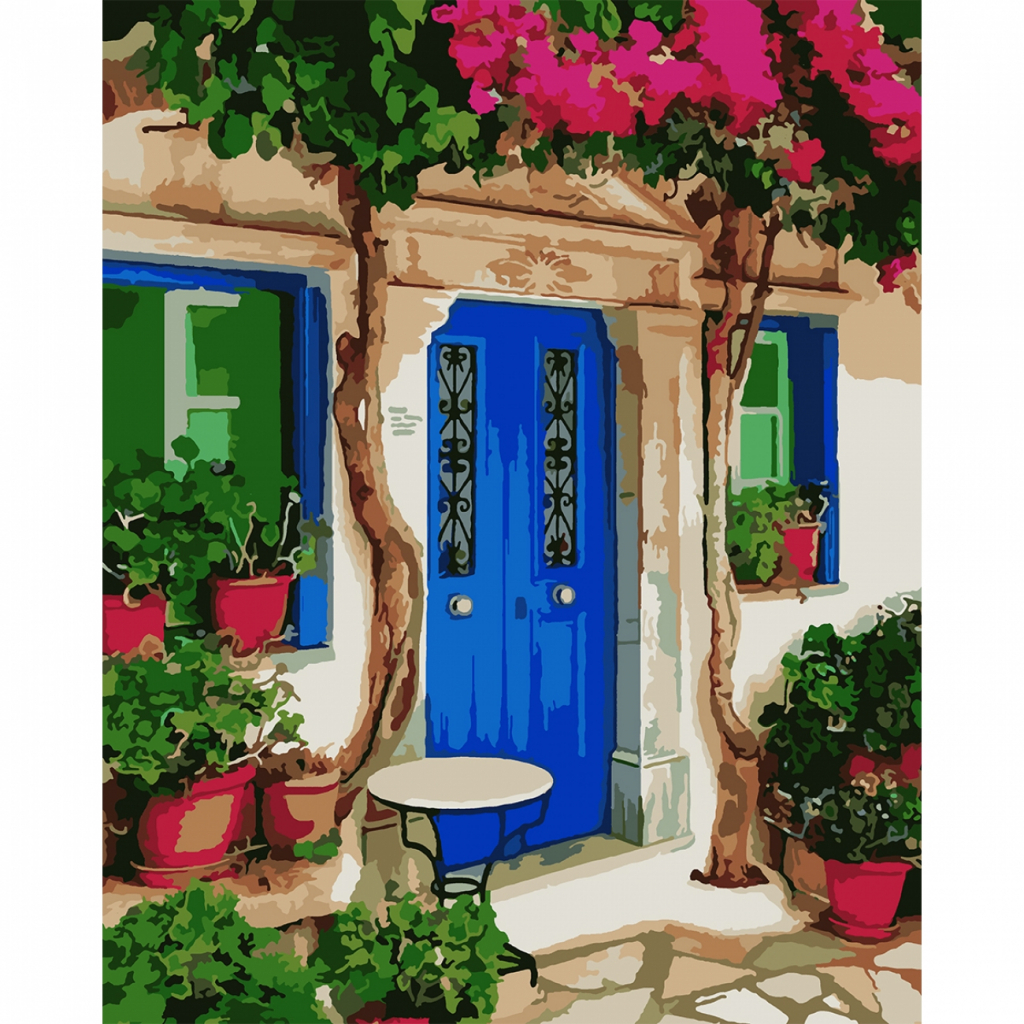 Картина по номерам Santi Мальовничий ганок 40*50 см (953938) - зображення 1