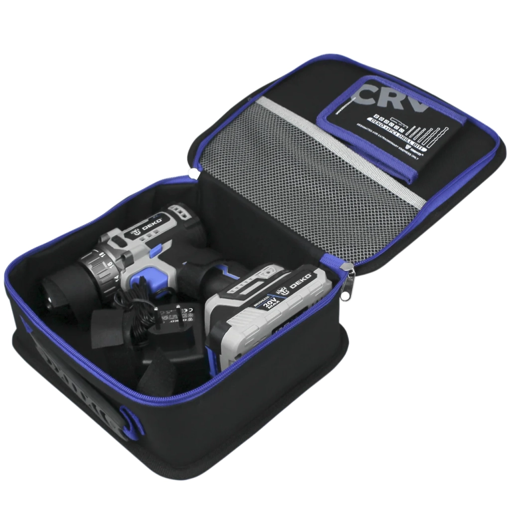 Шуруповерт Deko DKBL20DU3-B-S3 - зображення 9