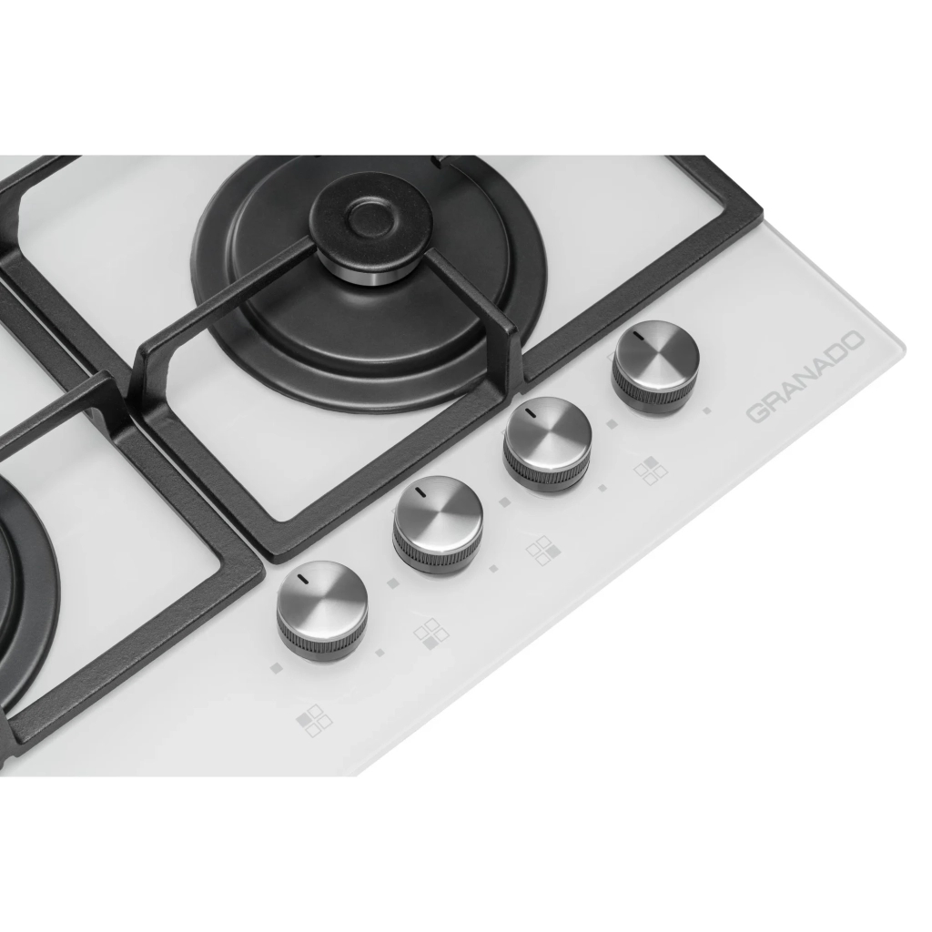 Варочна поверхня GRANADO GGH 62-104 white glass - зображення 9