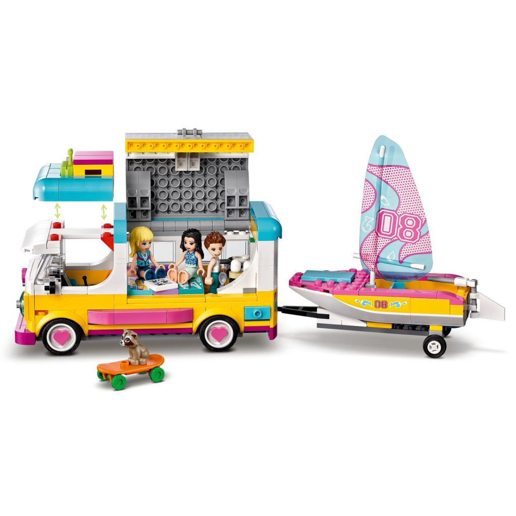 Конструктор LEGO Friends Лісовий будинок на колесах і вітрильний човен (41681) - зображення 6