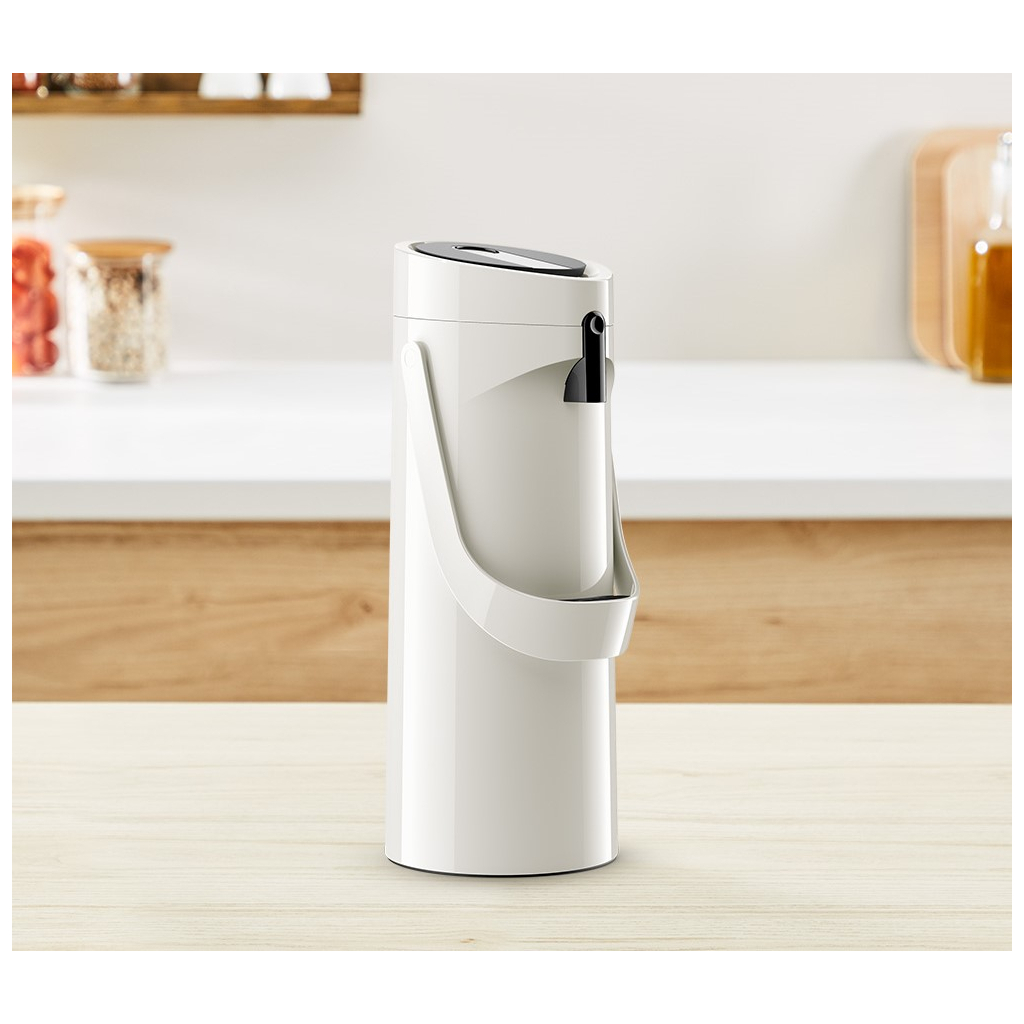 Термос Tefal Ponza Pump, 1.9л, пластик, скло, білий (K3140214) - зображення 10