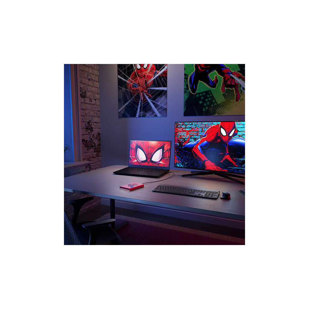 Зовнішній жорсткий диск 2.5" 2TB Spider-Man FireCuda Gaming Drive Seagate (STKL2000417) - зображення 10