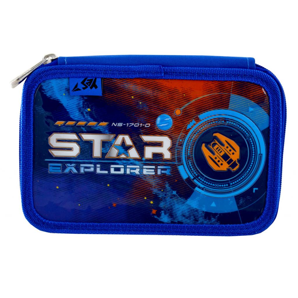 Пенал 1 вересня Star Explorer твердий подвійний (532109) - зображення 3