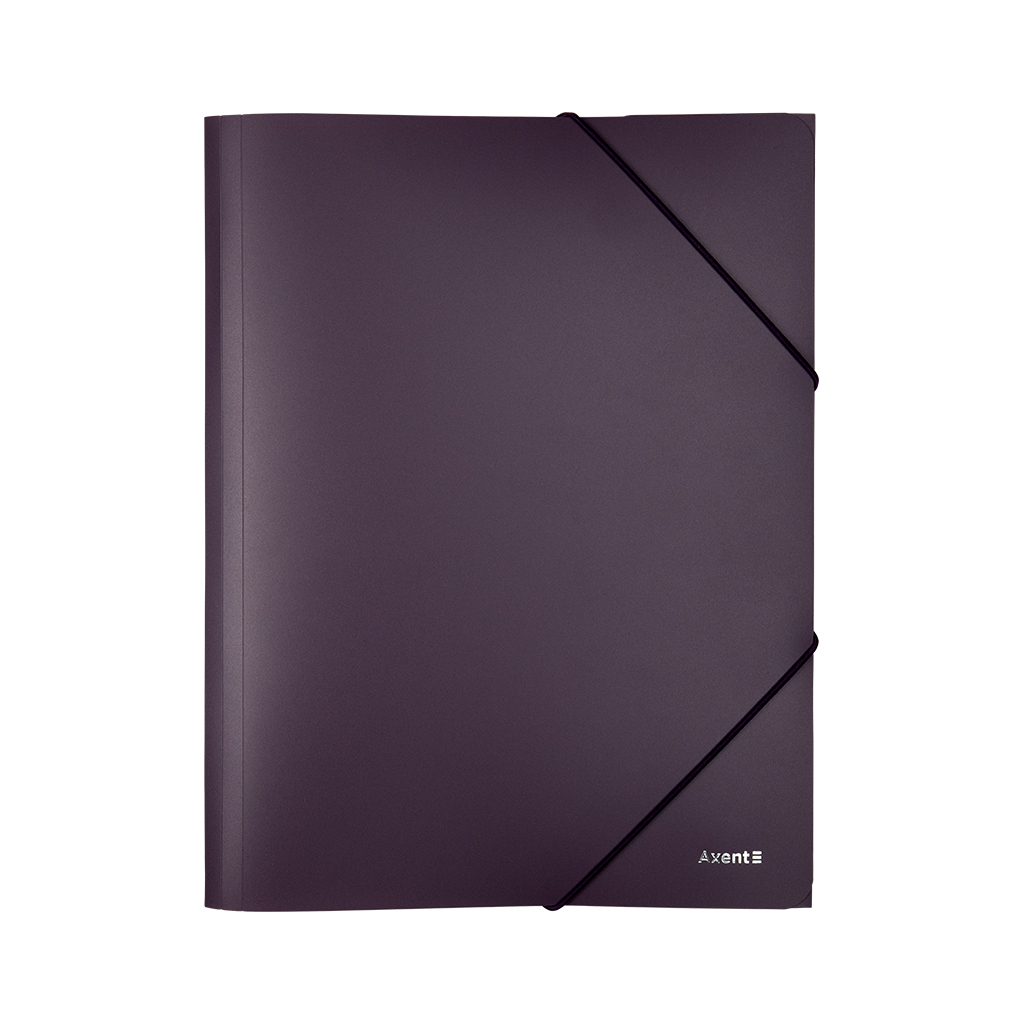 Папка на резинках Axent A4 500 мкм plum (1508-11-A) - зображення 1