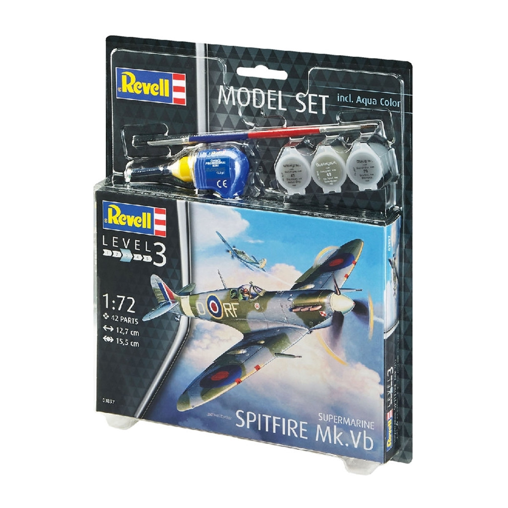 Збірна модель Revell Винищувач Spitfire MK.Vb 1:72 (4009803638973) - зображення 1