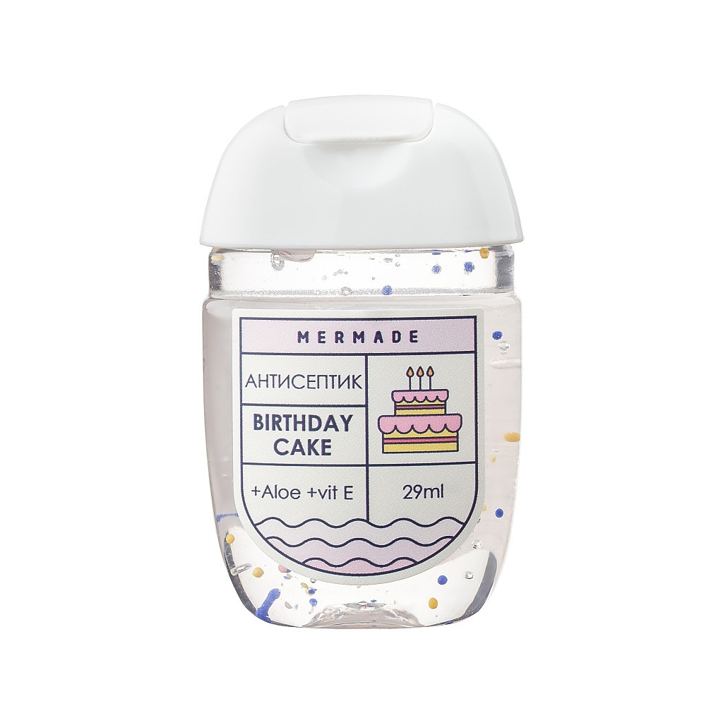 Антисептик для рук Mermade Birthday Cake 29 мл (4820241300112) - изображение 1