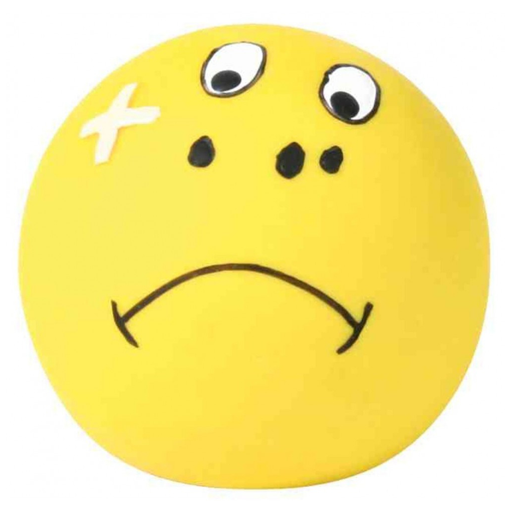 Іграшка для собак Trixie Смайлики з пискавкою Латекс Набір 4 шт 6 см (4011905352664) - зображення 3