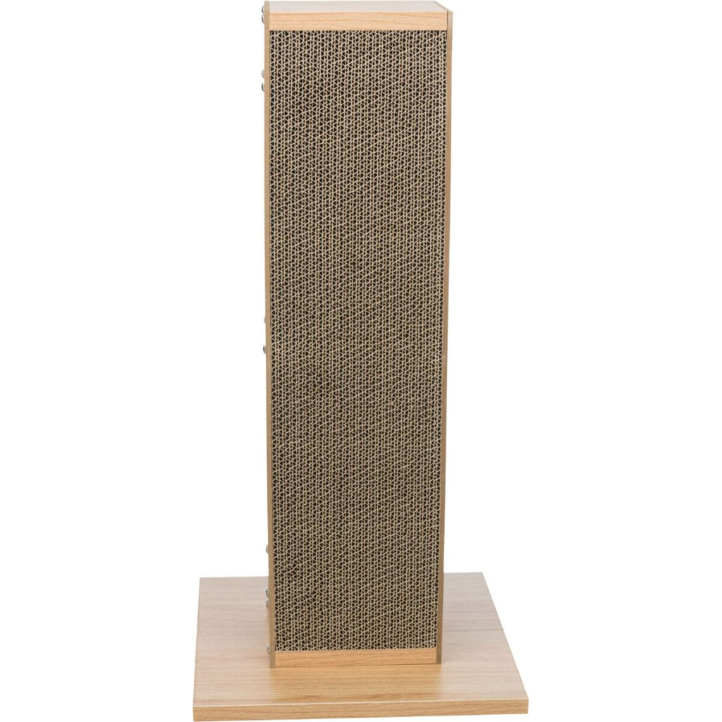 Дряпка (кігтеточка) для котів Trixie з іграшкою на мотузці 62 см світло-коричнева (4011905480220) - зображення 2