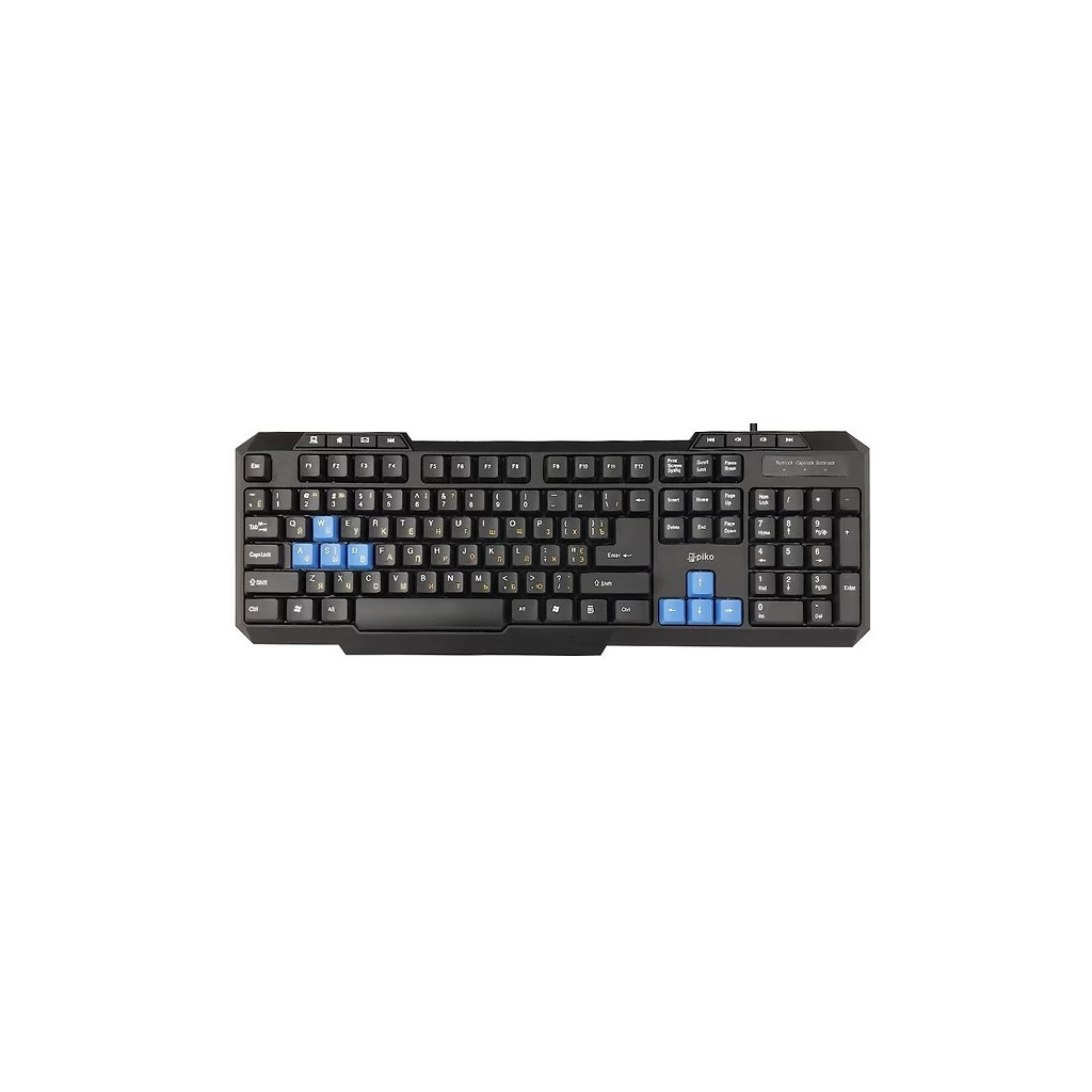 Клавіатура Piko KB-106 USB Black (1283126467097) - зображення 1