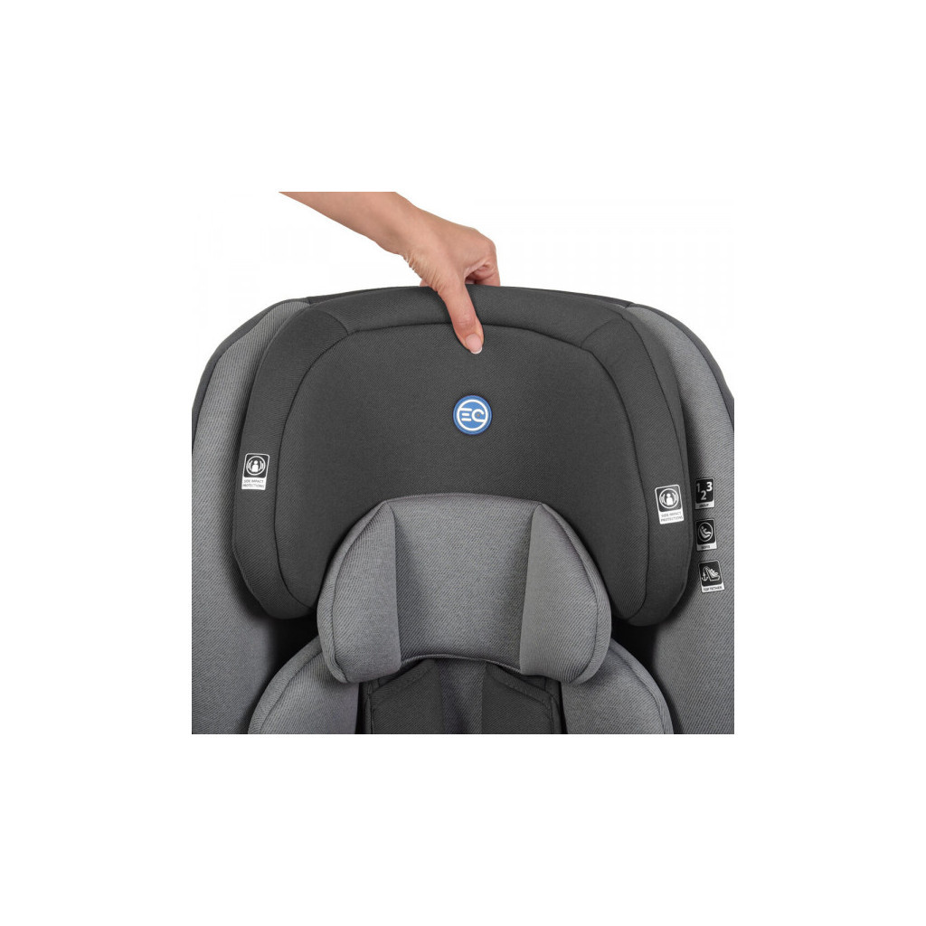 Автокрісло El Camino ME 1080 Bristol 9-36 кг Royal Grey - зображення 7