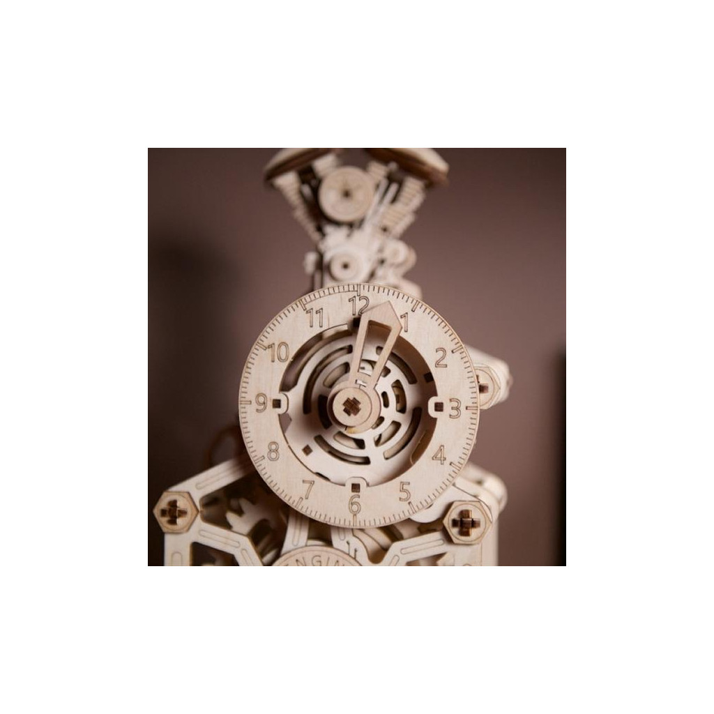 Конструктор Ugears механічний Годинник двигун (70217) - изображение 8