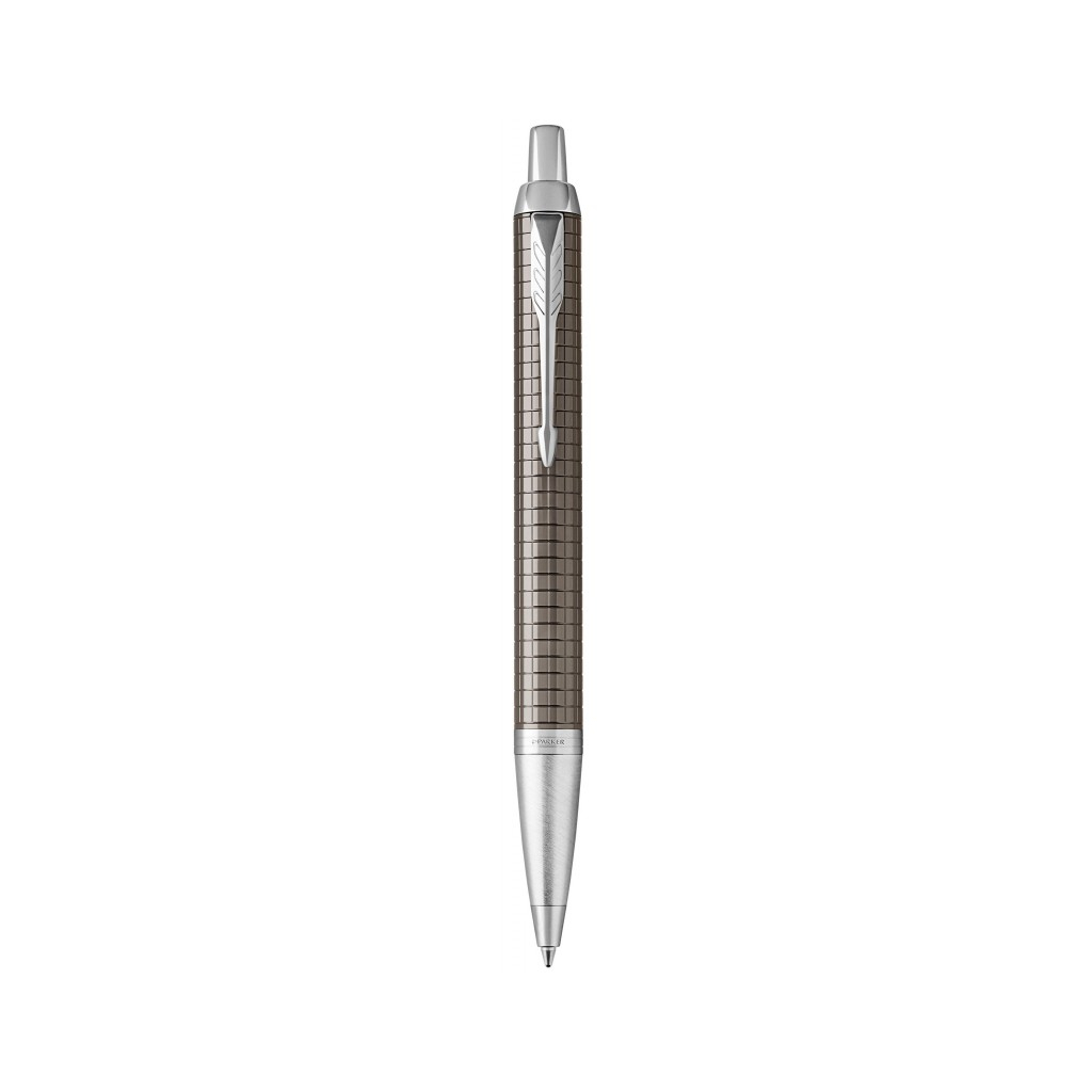 Ручка кулькова Parker IM 17 Premium Dark Espresso Chiselled CT BP (24 332) - зображення 1