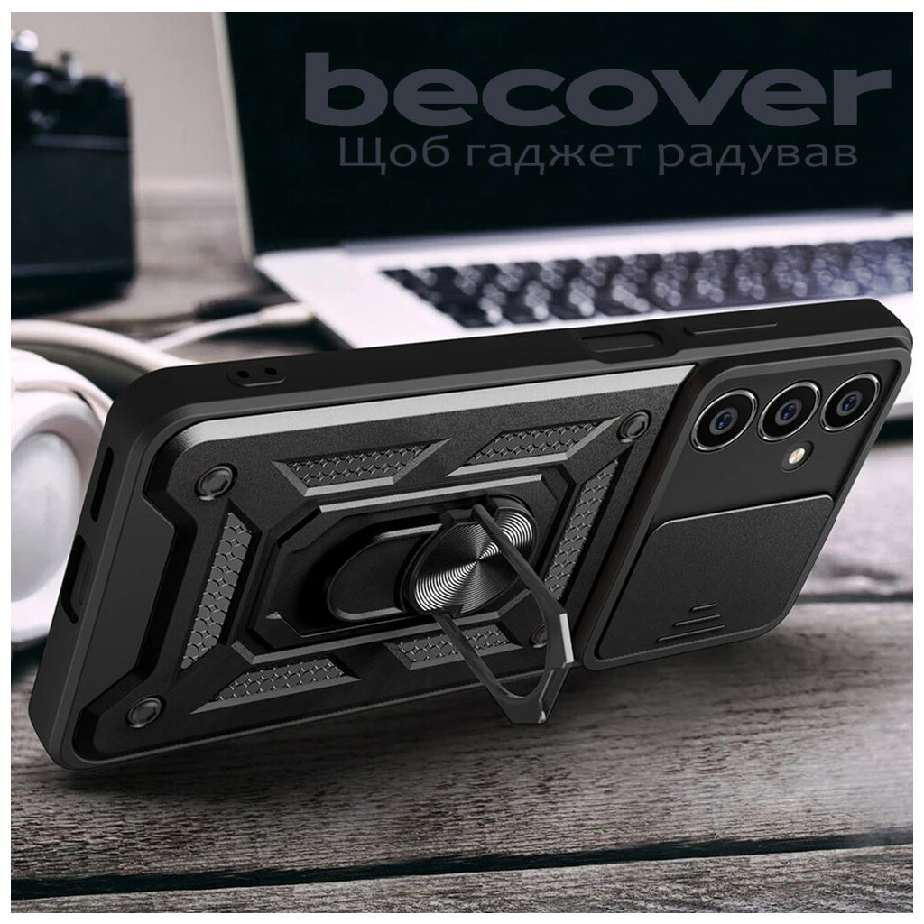 Чохол до мобільного телефона BeCover Military Samsung Galaxy A26 SM-A266 Black (712861) - зображення 3