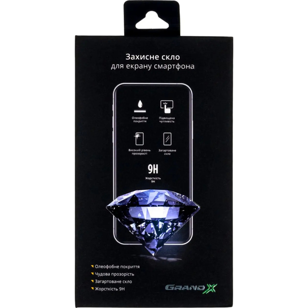 Скло захисне Grand-X Samsung Galaxy A14 SM-A145 black (GXSGA145FCB) - зображення 1