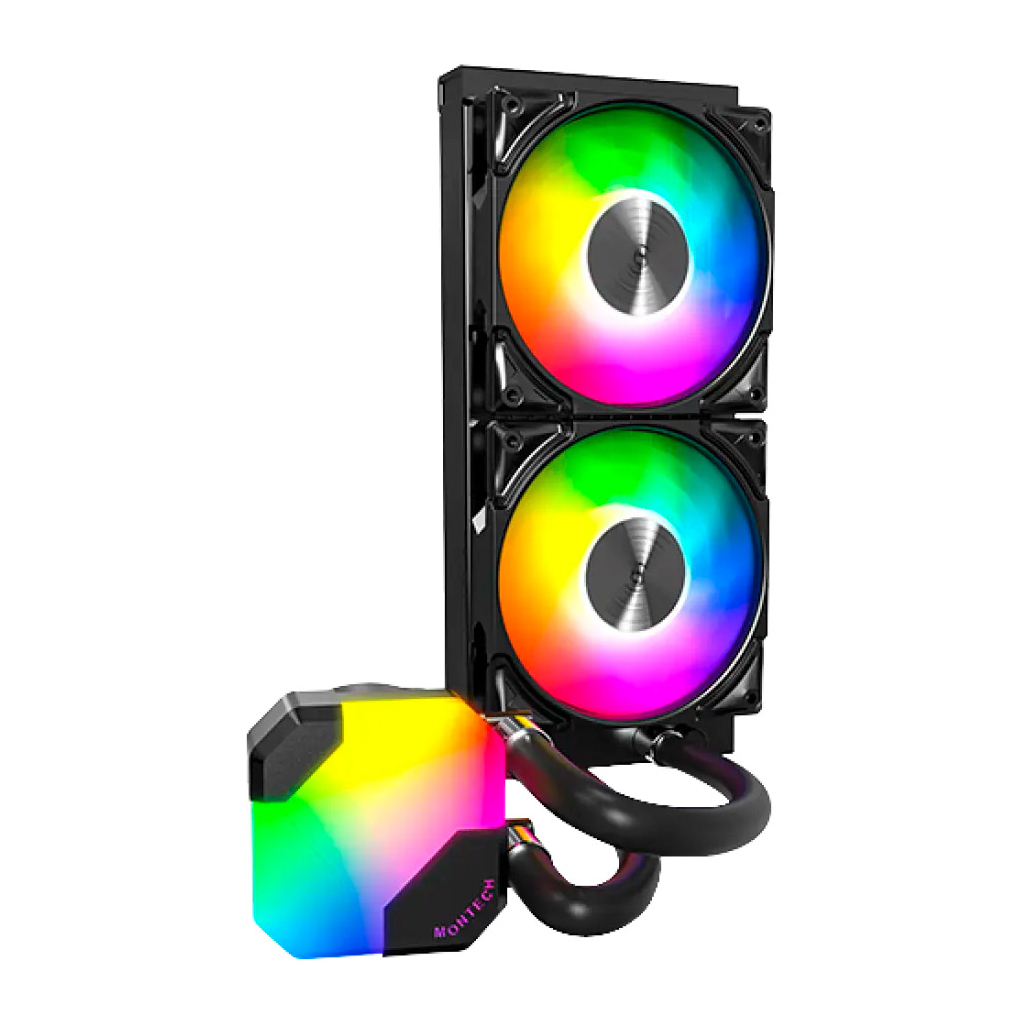 Кулер до процесора MONTECH HYPERFLOW ARGB 240 (B) - зображення 2