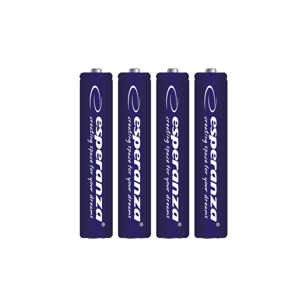 Батарейка Esperanza AAA LR03 Alkaline * 4 (EZB102) - зображення 1