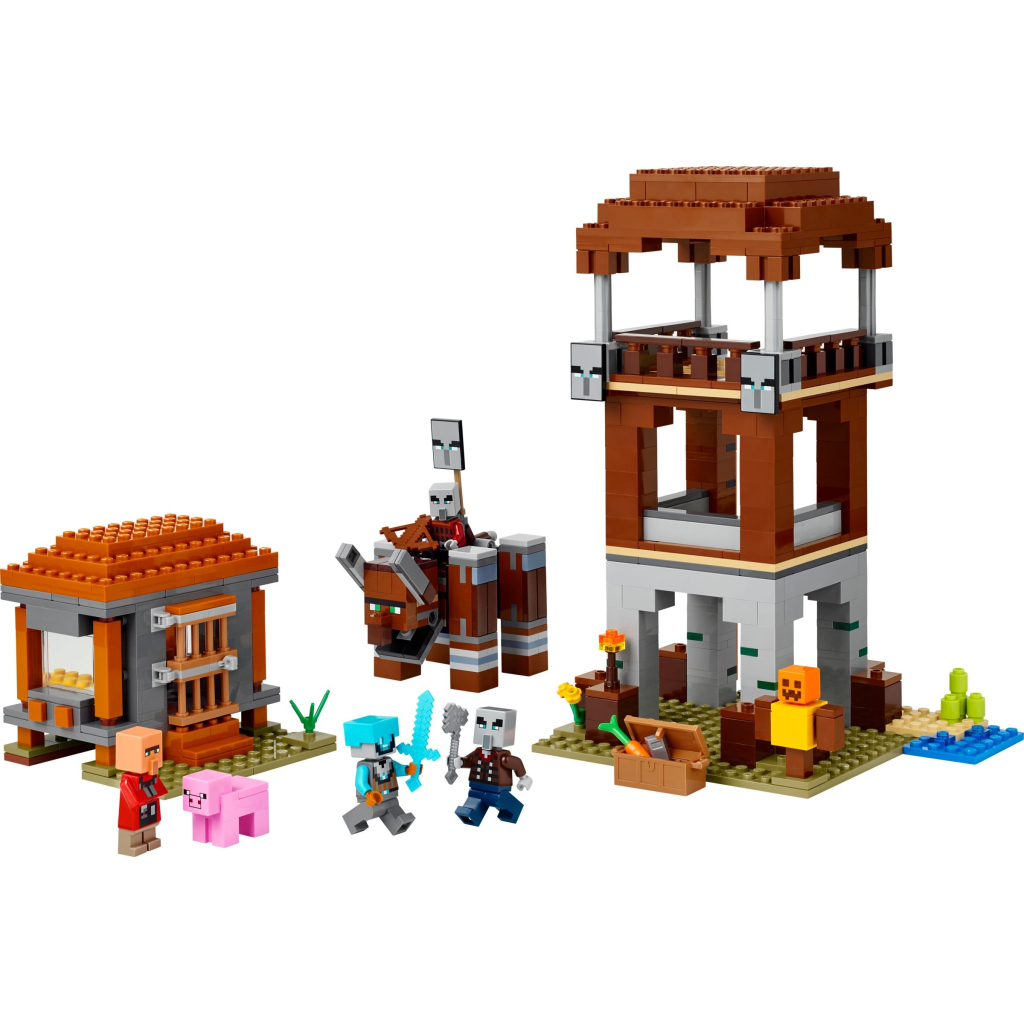 Конструктор LEGO Minecraft Аванпост розбійників та спустошувач (21278) - зображення 2