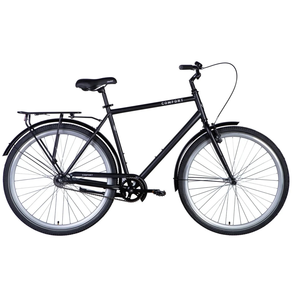 Велосипед Dorozhnik Comfort Male 28" 22" ST 2024 Чорний (OPS-D-28-375) - зображення 1