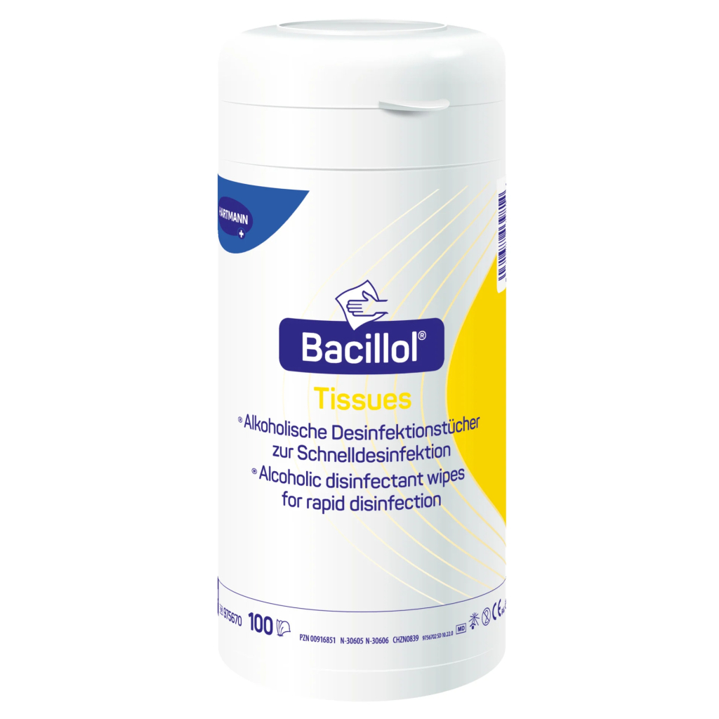 Вологі серветки Bode Bacillol Tissues на спиртовій основі 100 шт. (4031678039814) - зображення 1