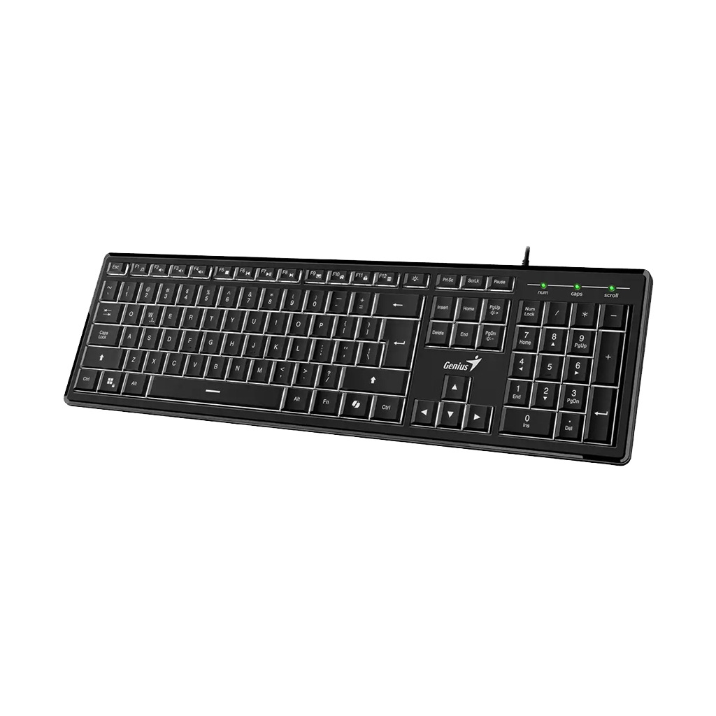 Клавіатура Genius SlimStar 820 USB UA Black (31310055410) - зображення 3