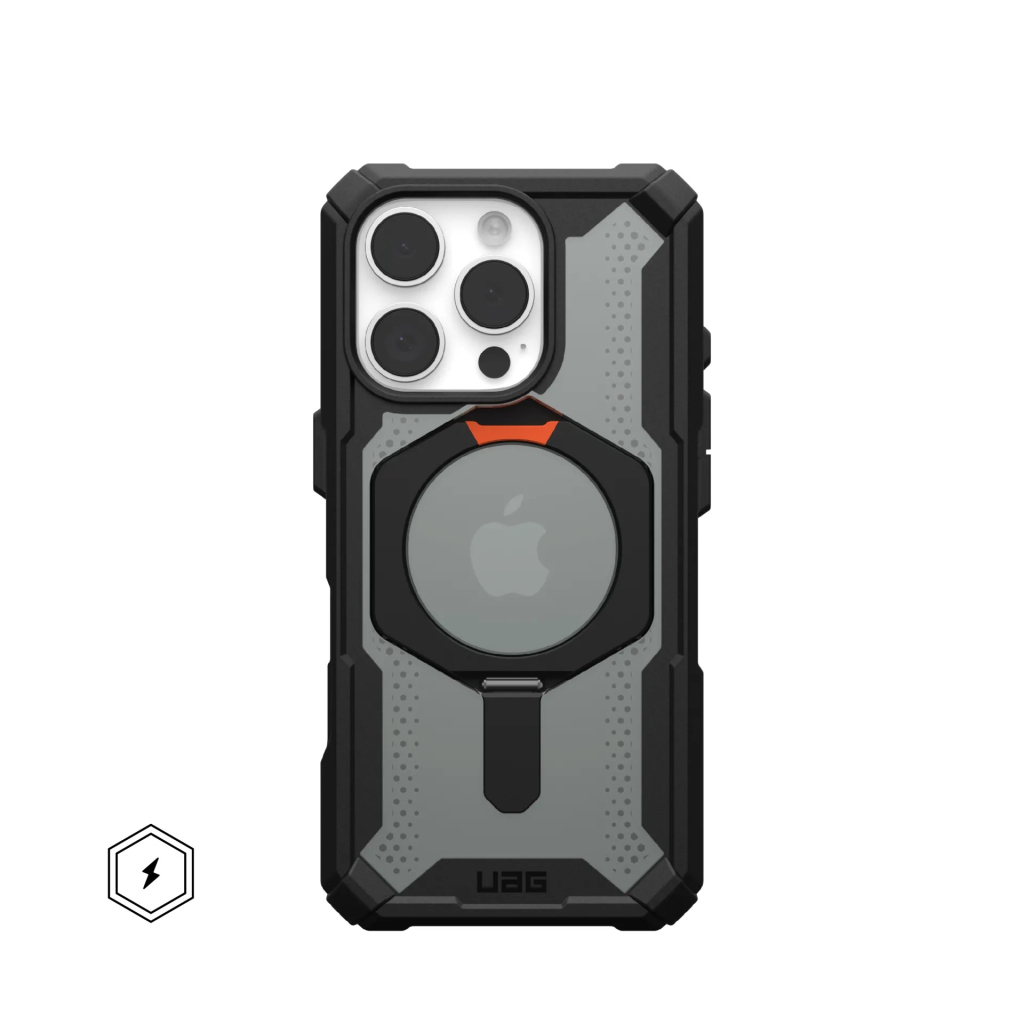 Чохол до мобільного телефона UAG iPhone 16 Pro Plasma XTE MagSafe Black/Orange (114474114097) - зображення 1