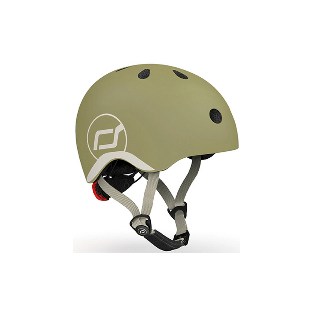 Шолом Scoot&Ride оливковий з ліхтариком 45-51см (SR-181206-OLIVE) - изображение 6