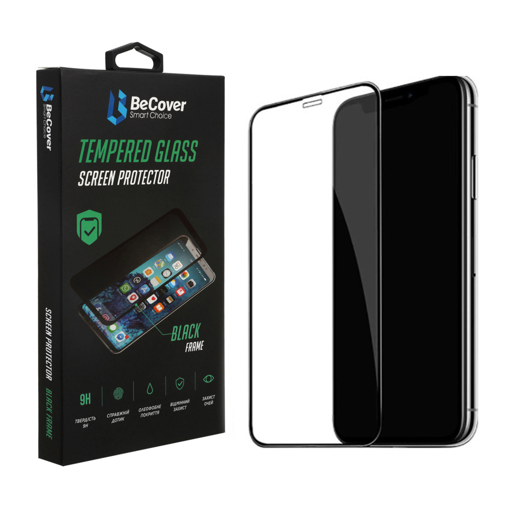 Скло захисне BeCover Apple iPhone 14 Plus Black (707971) - зображення 1