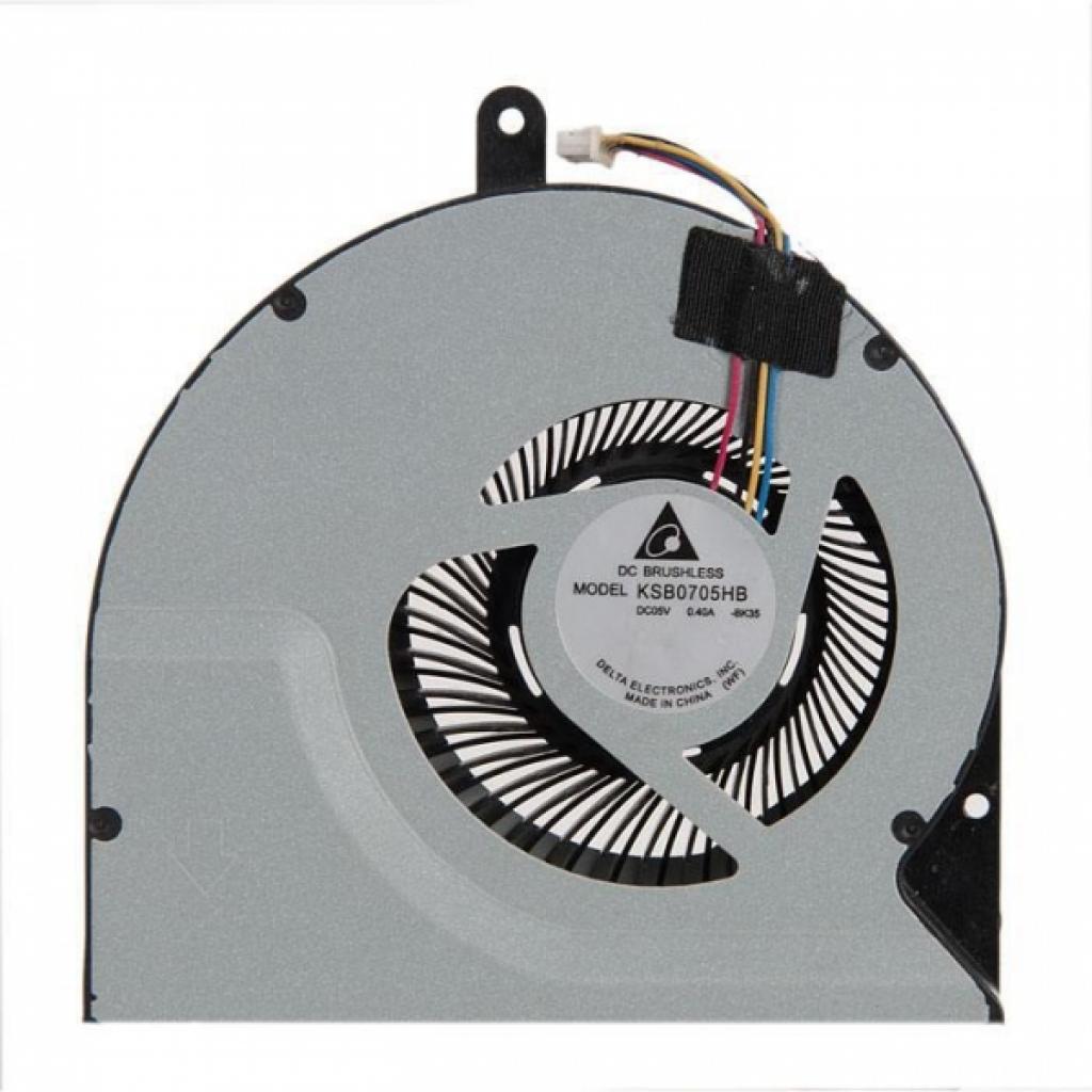 Вентилятор ноутбука ASUS N56/N56DP/N56VW/N56VM/N56VZ/N56DY DC(5V,0.4A) 4pin (DFS400805L10T/KSB0705HB-BK35) - зображення 1
