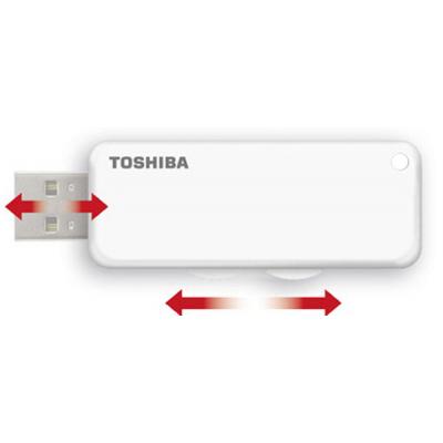 USB флеш накопичувач Toshiba 64GB U203 White USB 2.0 (THN-U203W0640E4) - зображення 2