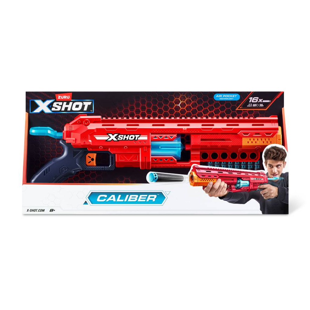 Іграшкова зброя Zuru Бластер X-Shot Excel-S1 Caliber (36675R) - зображення 8