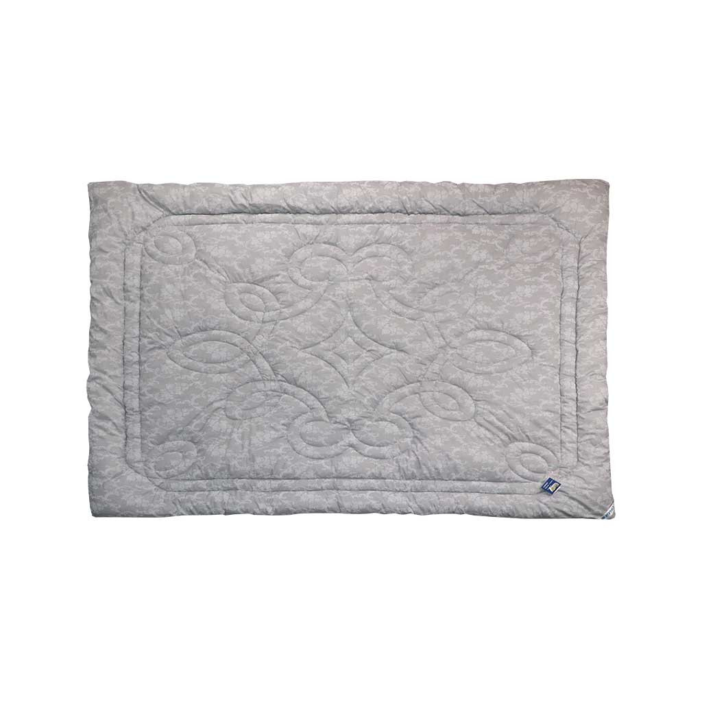 Ковдра Руно Вовняна Комфорт плюс Сіра вензель 200х220 см (322.02ШК+У_Сірий Вензель) - зображення 2