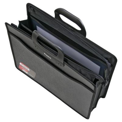 Папка - портфель Axent В4, 3 compartments, black, with zipper closure (1603-01-А) - зображення 2