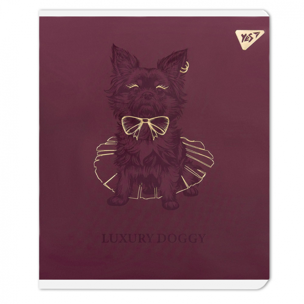 Зошит Yes Luxure doggy А5 24 аркушів клітинка (767539) - зображення 11
