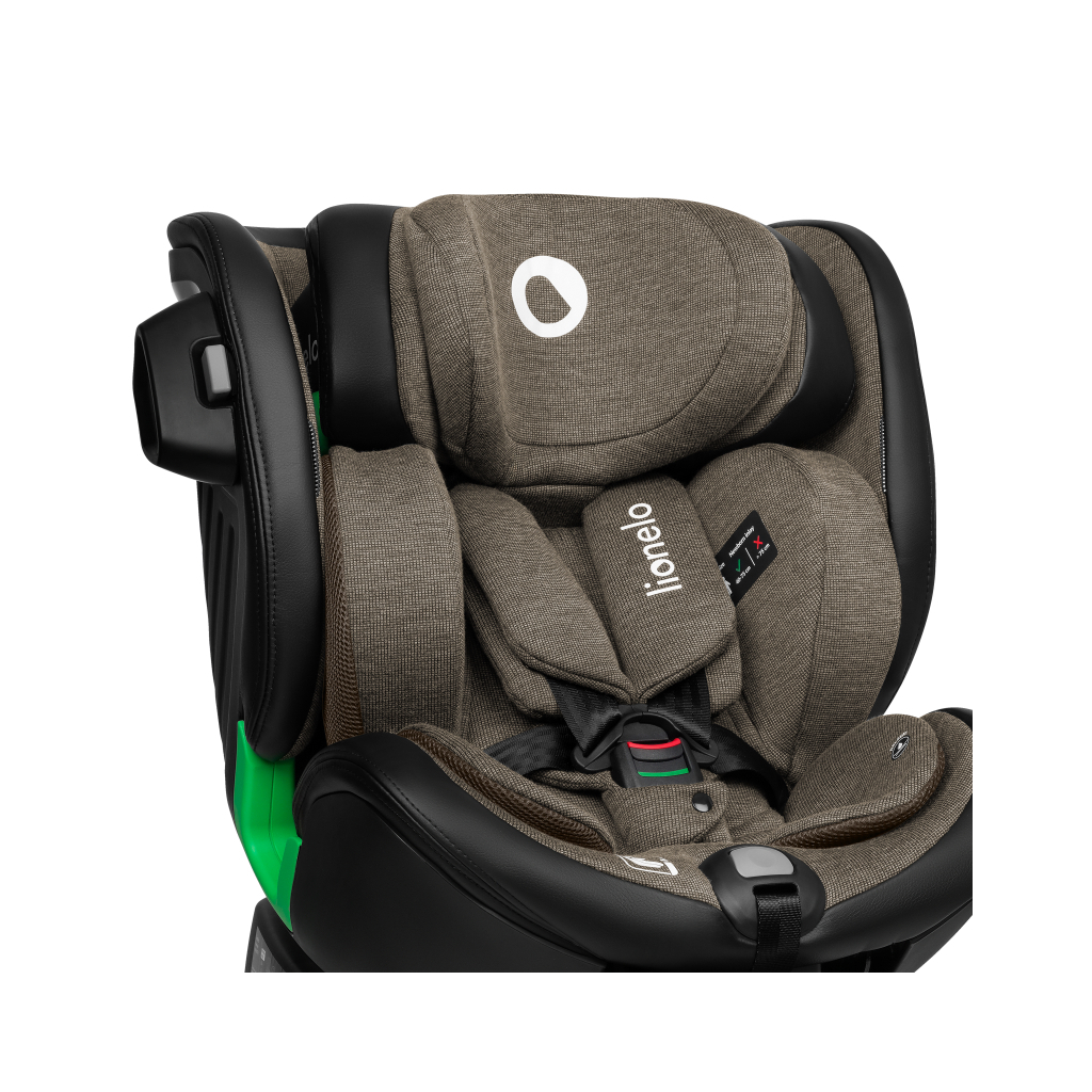 Автокрісло Lionelo Harmony I-Size Green Olive Leather (LO-HARMONY I-SIZE GREEN OLIVE LEATHER) - зображення 5