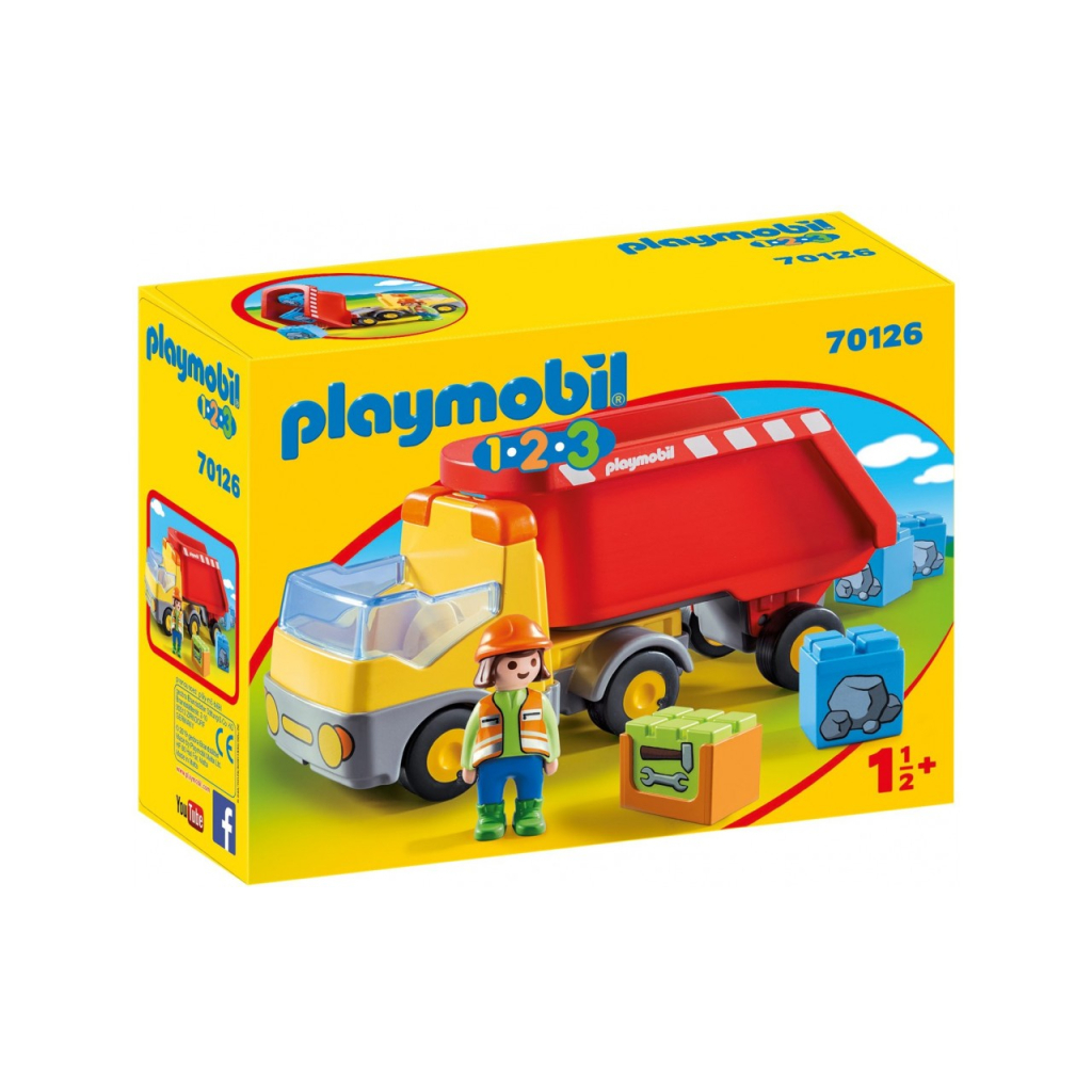 Конструктор Playmobil 1.2.3 Самоскид (70126) - зображення 2