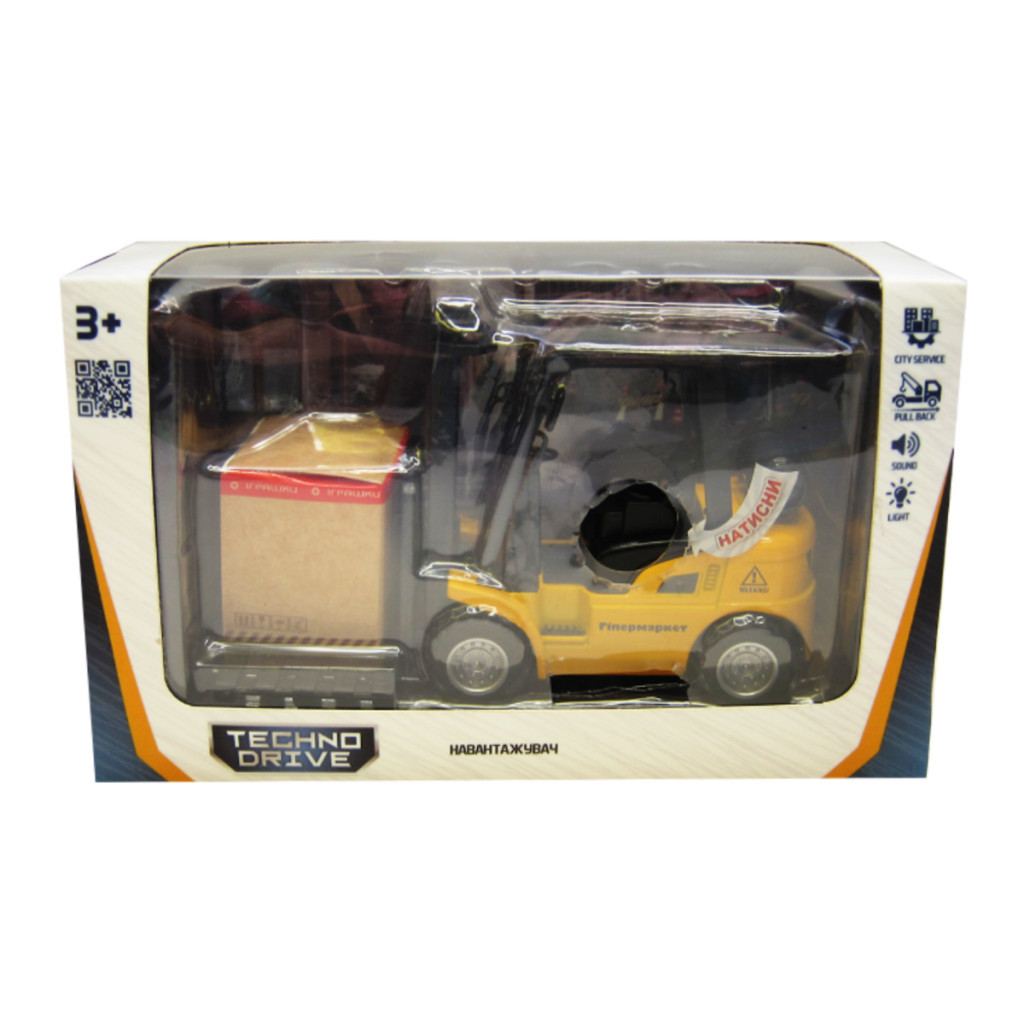 Спецтехніка TechnoDrive Навантажувач зі світловими та звуковими ефектами (510224.270) - зображення 2