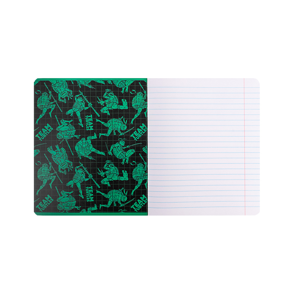 Зошит Kite Ninja Turtles, 18 аркушів, лінія (NT24-237) - изображение 2