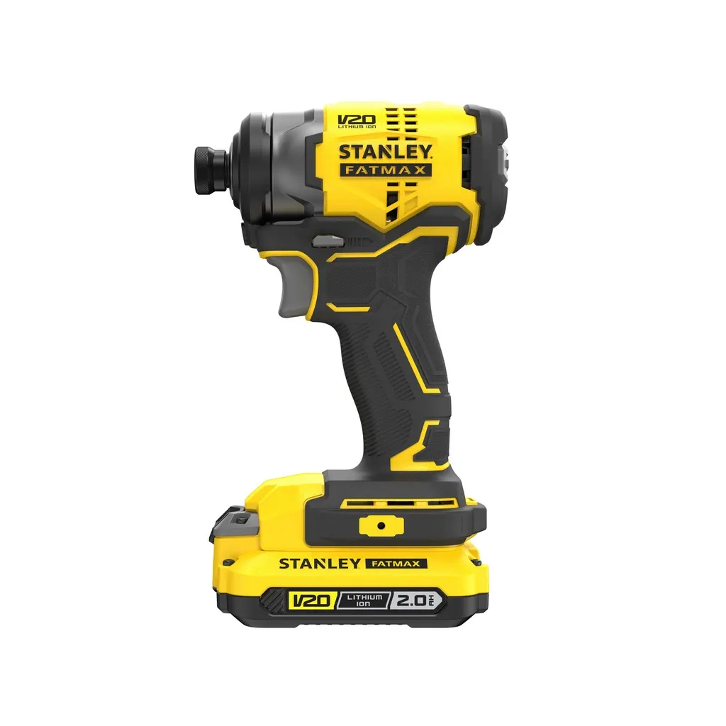 Гайковерт Stanley FatMax, Li-lon, 18В, V20, 2x2Ah, 170 Нм, 2800 об/хв, 3500 уд/хв, 2,5 кг, кейс (SBF810D2K) - зображення 2