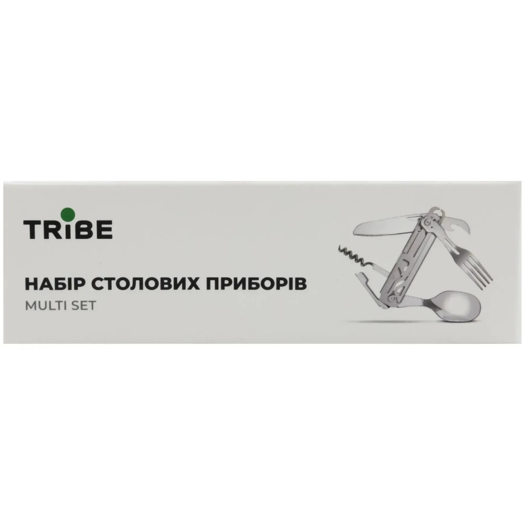 Набір туристичного посуду Tribe Multi Set сталевий (T-FC-0035-metal) - зображення 4