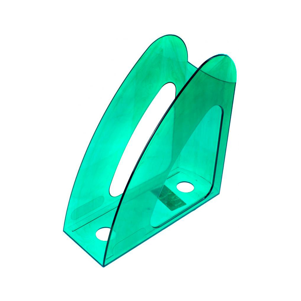 Лоток для паперів Economix вертикальний Райдуга, пластик салатовий (E31904-13) - зображення 1