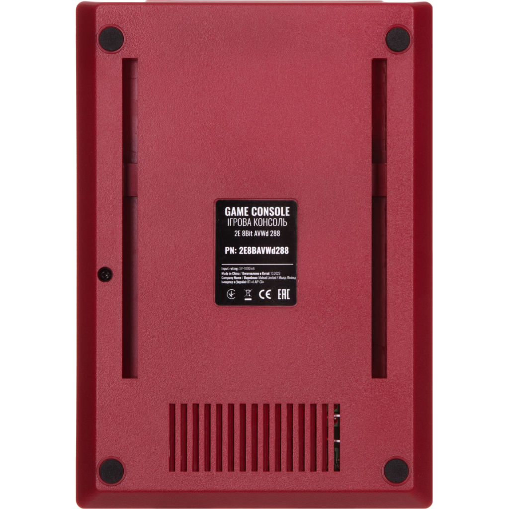 Ігрова консоль 2E 8bit AV (2 дротових геймпада, 298 ігор) (2E8BAVWD288) - изображение 3