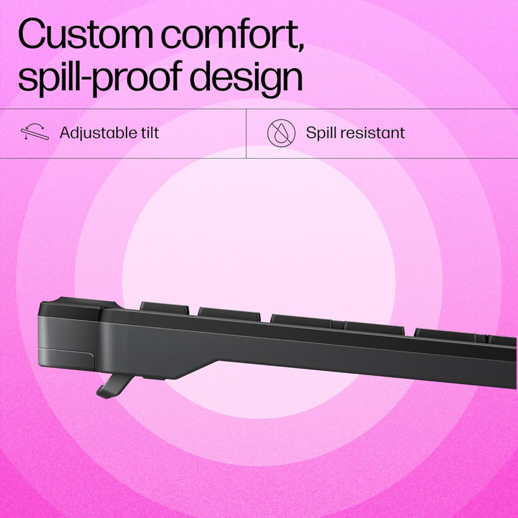 Клавіатура HP 460 Multi-Device Bluetooth UA Black (7N7B8AA) - зображення 4