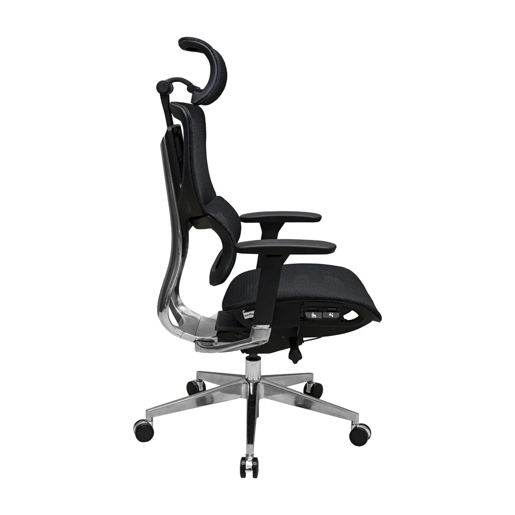 Офісне крісло Richman Ерготекс Алюм Synchro Сітка Чорне (R00000052539) - зображення 3