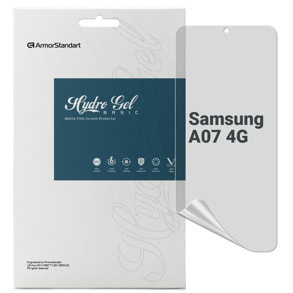Плівка захисна Armorstandart hydrogel Matte Samsung A07 4G (ARM86497) - зображення 1
