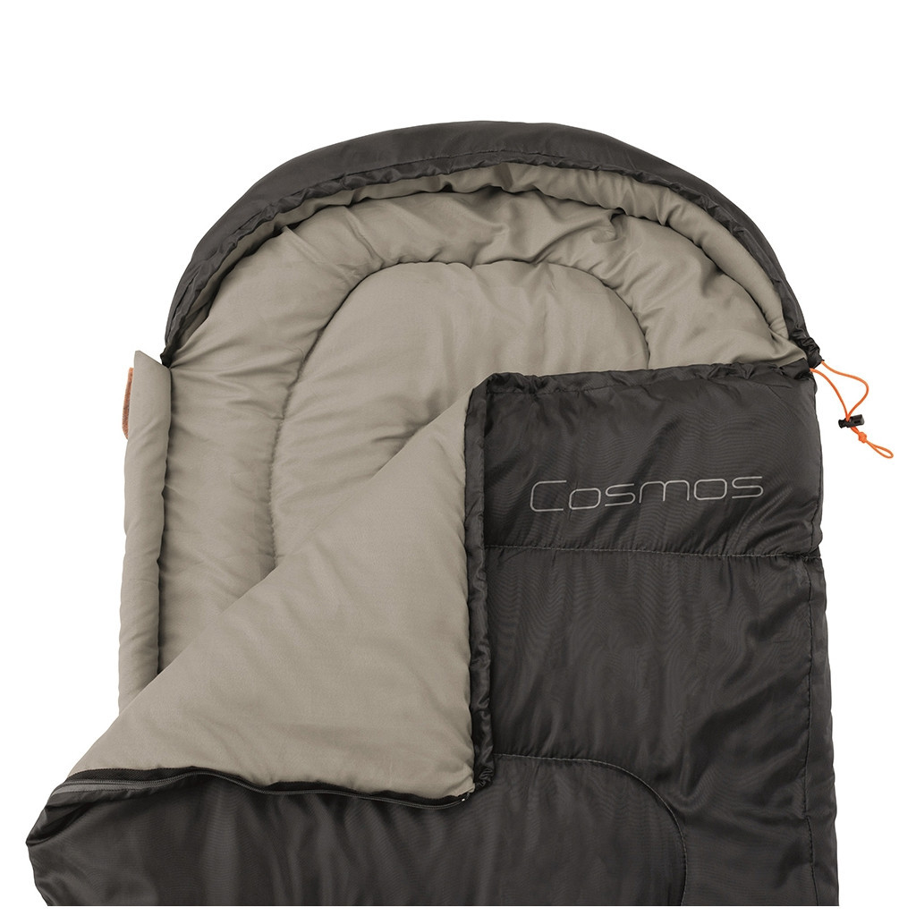 Спальний мішок Easy Camp Cosmos/+8°C Black (Right) (928487) - зображення 4